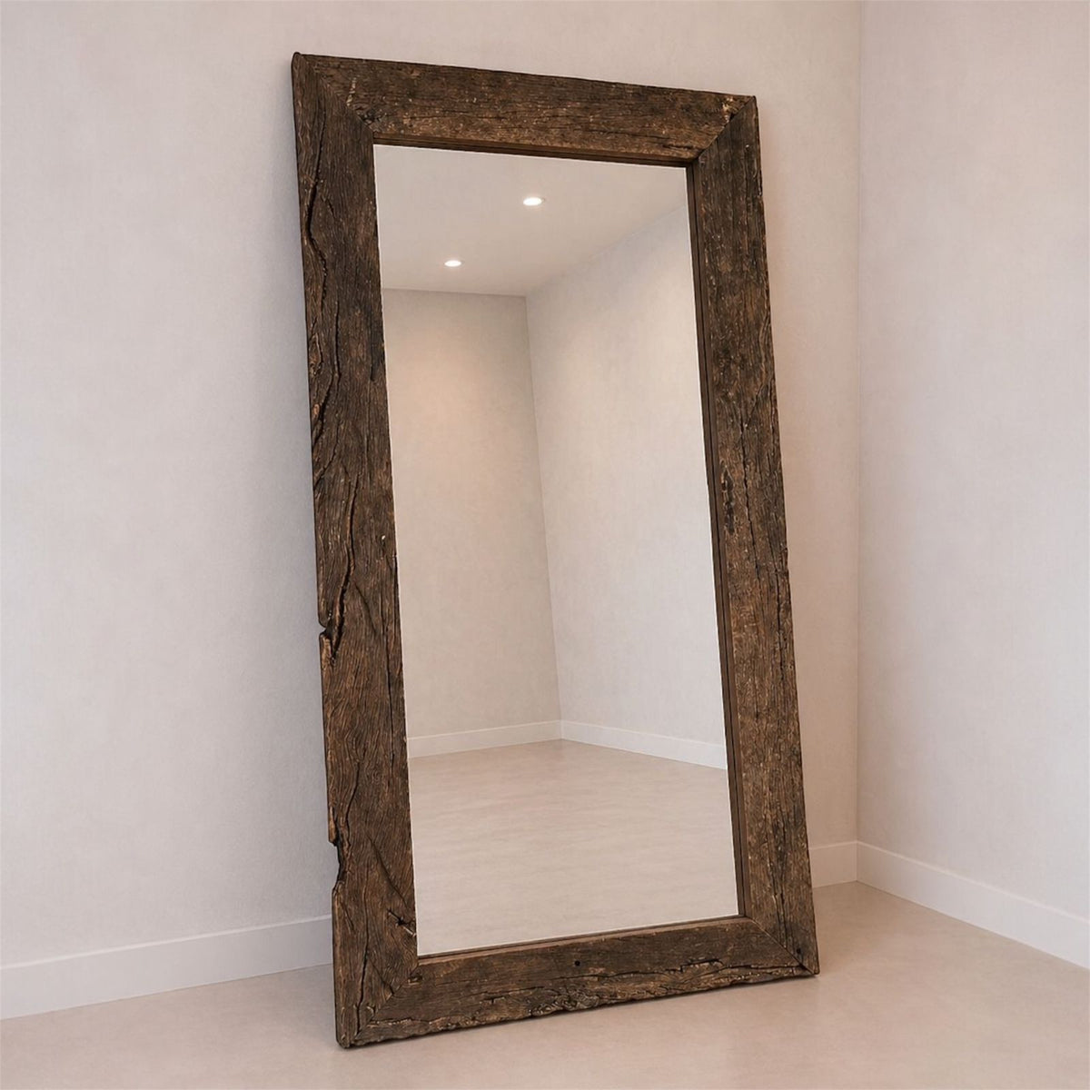 ESPEJO DE MADERA VIEJA