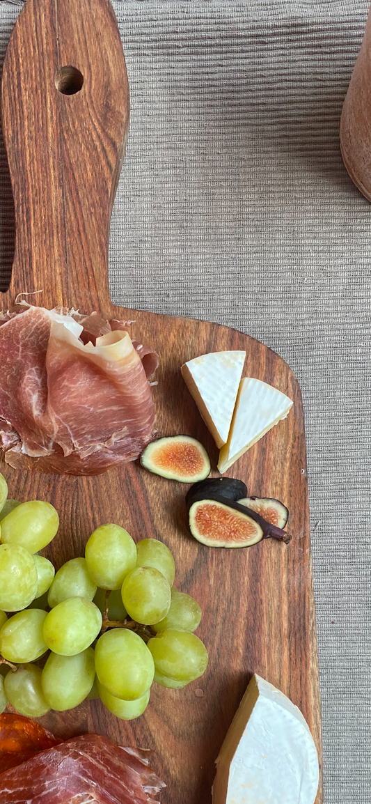 TABLA DE PIZZA Y CARNES FRIAS EN MADERA DE PAROTA